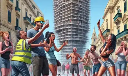 The Day Sliema’s Scaffolding Became Malta’s Hottest New Tourist Attraction