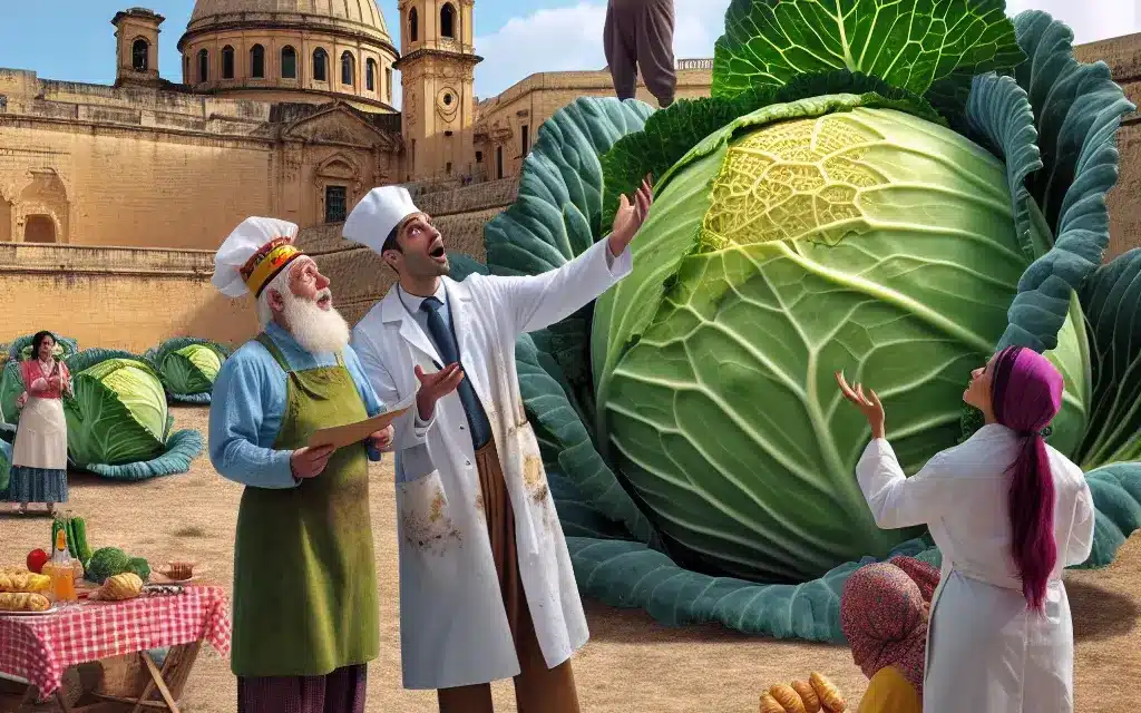 The Great Mdina Cabbage Caper: A Botanical Ballet in Malta