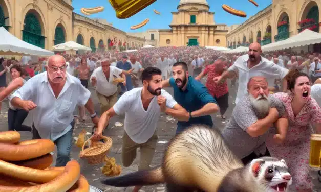 The Misadventures of Carmelu and the Infamous Sliema Ferret: A Tale of Chaos and Ħobż biż-Żejt Vanishing Act
