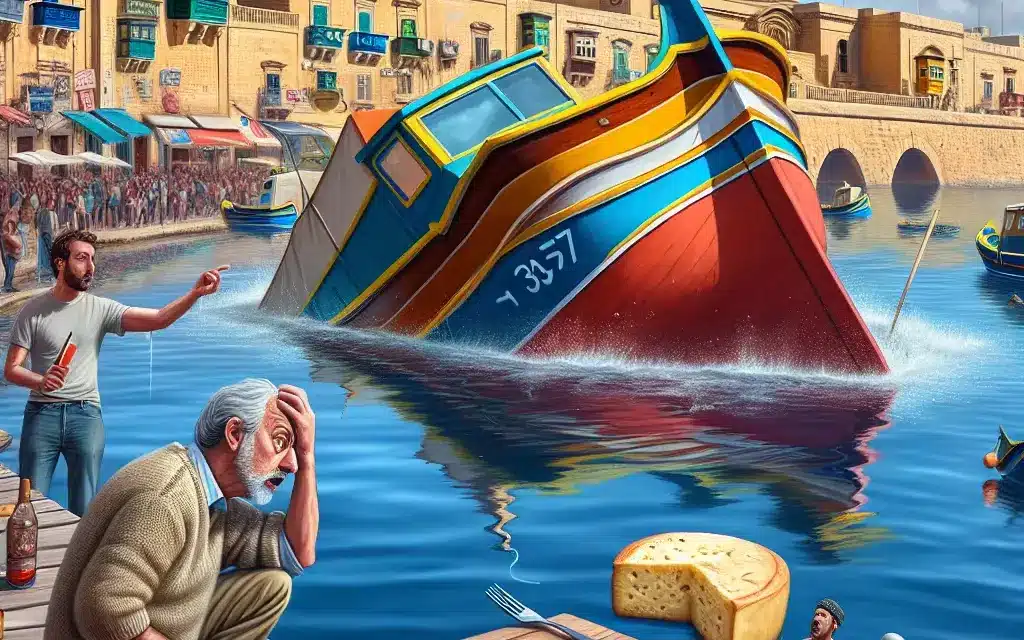 The Baffling Case of the Sinking Dgħajsa and the Sliema Street Art Revolution