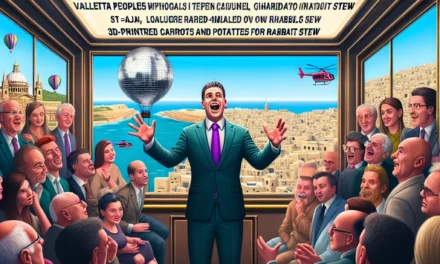 Maltese Prime Minister Unveils Ambitious Plans for 2025 Budget: Aerial Infrastructure, Giant Disco Ball, and Culinary Innovations