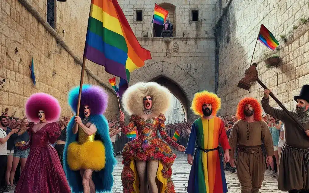 When Mdina’s Medieval Walls Echoed with Calls for Rainbow Equality: Chaos at the Silent City: A Pride Protest with a Twist