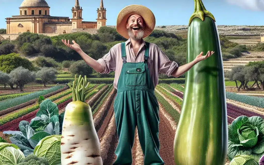 Maltese Farmer Creates ‘Gigantic’ Vegetables, Plans to Turn Gozo into Giant Produce Paradise