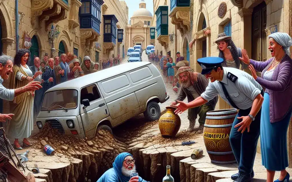 The Great Mdina Traffic Jam Caper: A Delightful Slice of Maltese Life