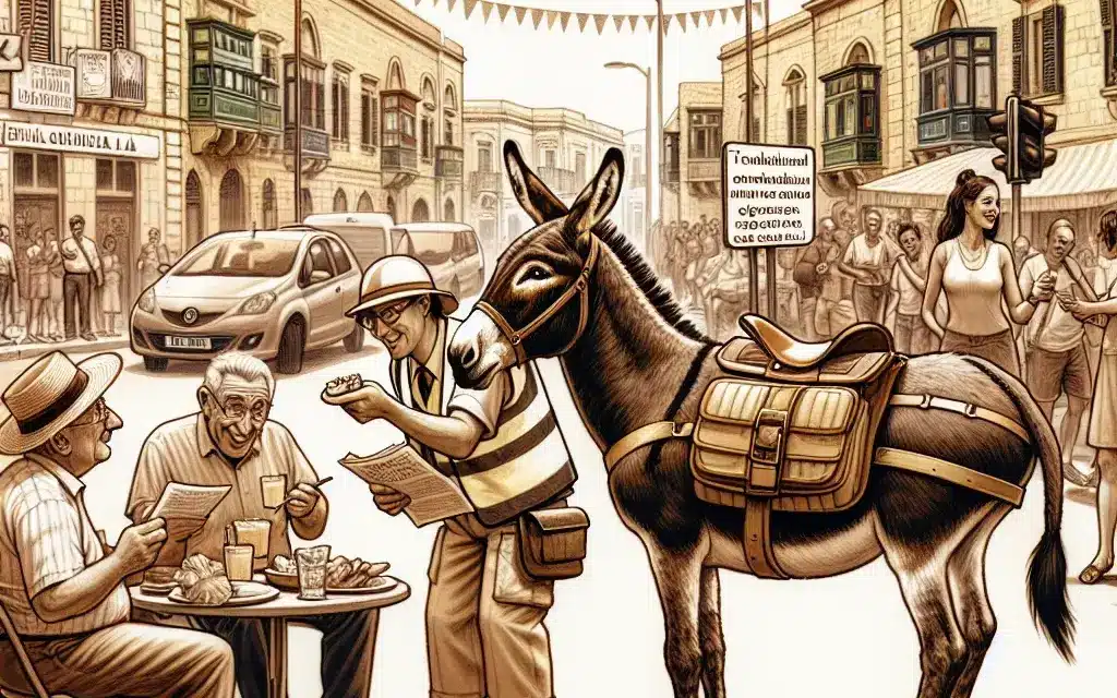 A Revolutionary ‘Hop-On, Hop-Off’ Donkey Service to Combat Malta’s Traffic Jams