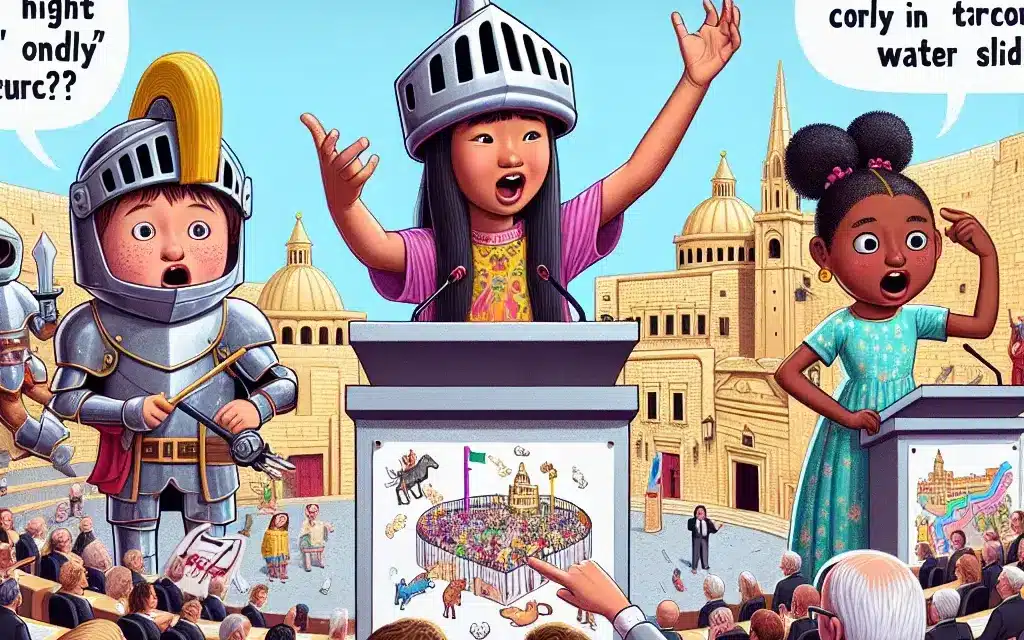 When Kids Rule: Malta’s Mini-Politicos Shake Up the Island – The Most Peculiar Political Conference in Maltese History.