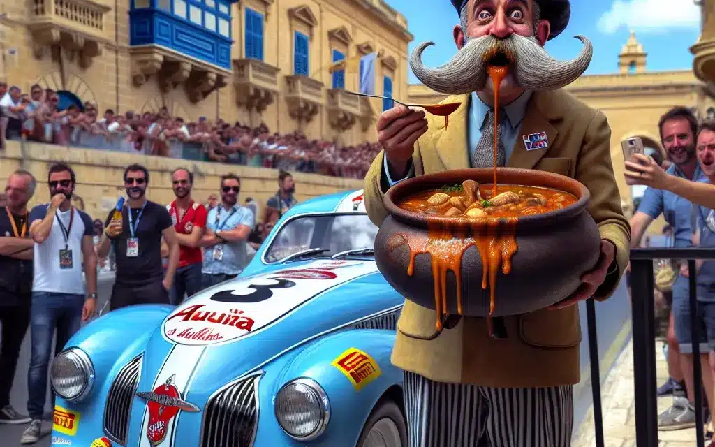 The Curious Case of Tony “Il-Bħalissa” and the Mdina Grand Prix: A Peculiar Pre-Race Ritual Gone Awry