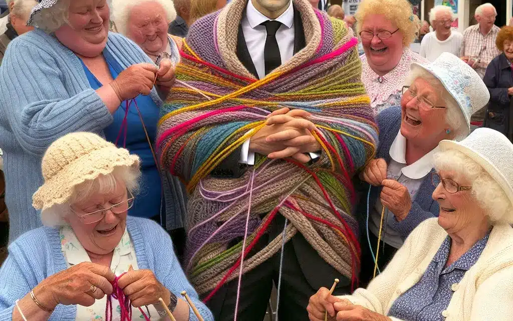 President Inducted into Knitters’ Society at L-Istrina Visit