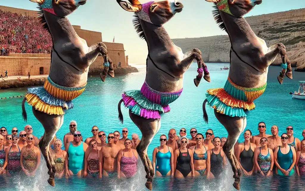 The Mysterious Case of the Synchronized Swimming Donkeys of Gozo: A Bizarre Bet Revealed!