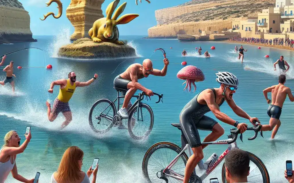 The Not-So-Ironman Triathlon of Marsalforn: A Hilarious Maltese Twist | Times of Mela