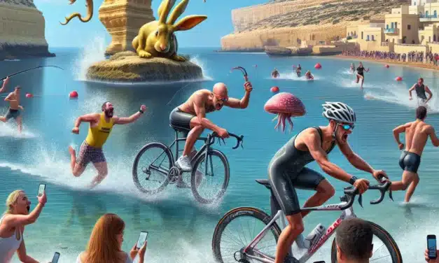 The Not-So-Ironman Triathlon of Marsalforn: A Hilarious Maltese Twist | Times of Mela