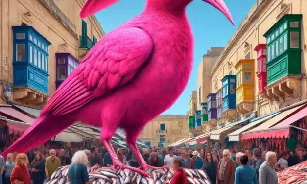 Falco the Flamboyant Flamingo: A Tale of Adventure in Malta