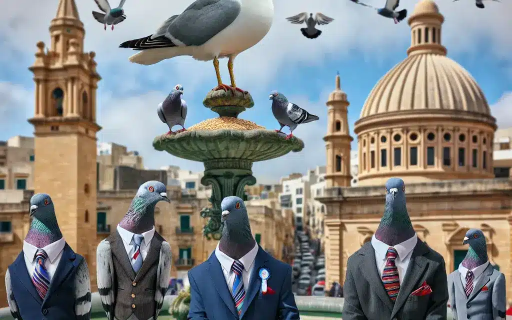 Famed Kollettiv Advocates for a Revolutionary Pigeon-Led Parliament: Eye in the Sky Politics