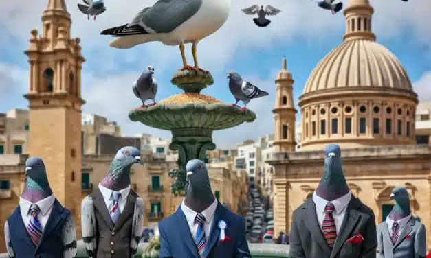 Famed Kollettiv Advocates for a Revolutionary Pigeon-Led Parliament: Eye in the Sky Politics