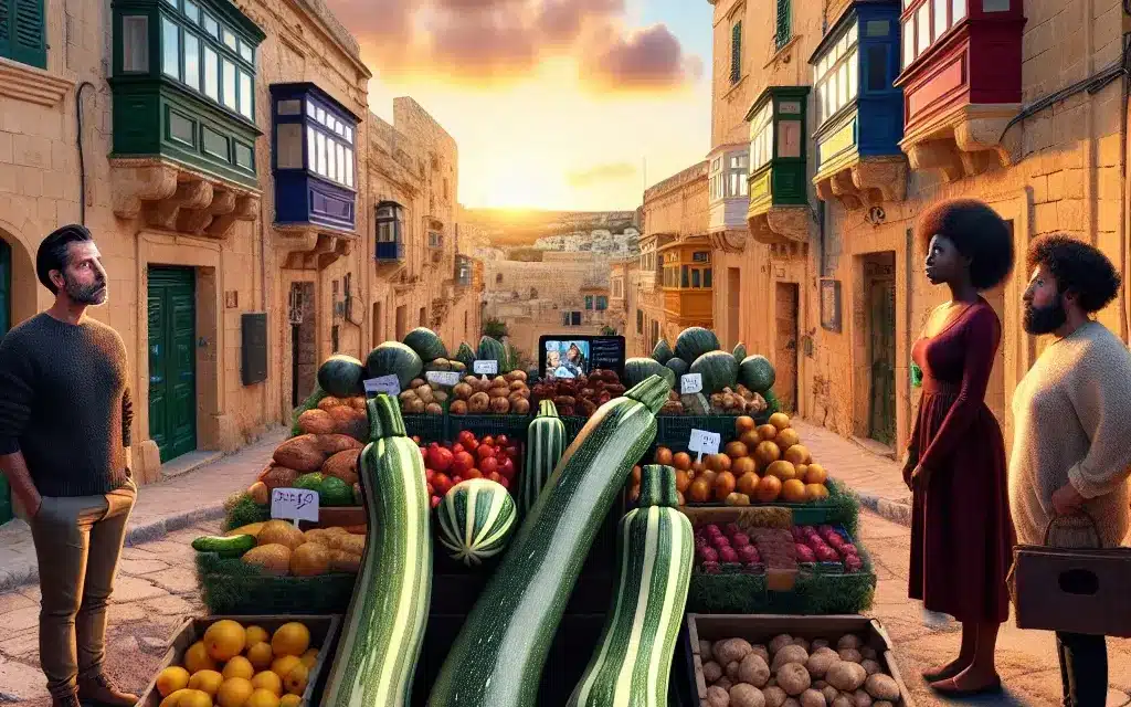 The Mystery of the Zigzagging Zucchini: Malta’s Veggie Whodunit